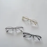 Oval Frame Cute Romantic Oval Pc Resin Gradient Tinted Lenses Full Frame Kids Sunglasses main image 5