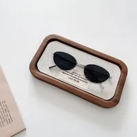 Oval Frame Cute Romantic Oval Pc Resin Gradient Tinted Lenses Full Frame Kids Sunglasses main image 4