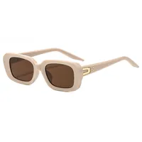 Square Casual Modern Style Letter Ac Gradient Tinted Lenses Full Frame Women's Sunglasses main image 6