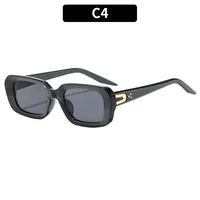 Square Casual Modern Style Letter Ac Gradient Tinted Lenses Full Frame Women's Sunglasses sku image 4