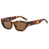 Cat Eye Casual Solid Color Ac Gradient Tinted Lenses Full Frame Women's Sunglasses main image 6
