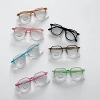 Cadre Ovale Décontractée Vêtement De Rue Ovale Pc Résine Plein Cadre Enfants Lunettes De Soleil main image 2