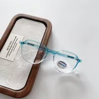 Cadre Ovale Décontractée Vêtement De Rue Ovale Pc Résine Plein Cadre Enfants Lunettes De Soleil main image 6