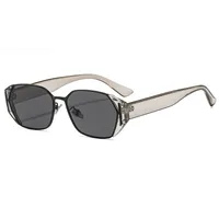 Square Casual Solid Color Ac Gradient Tinted Lenses Full Frame Women's Sunglasses main image 5