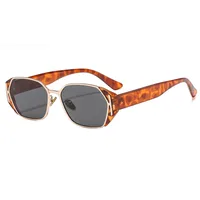 Square Casual Solid Color Ac Gradient Tinted Lenses Full Frame Women's Sunglasses main image 3