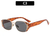 Square Casual Solid Color Ac Gradient Tinted Lenses Full Frame Women's Sunglasses sku image 3