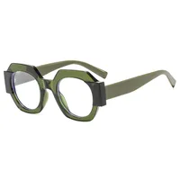 Polygone Décontractée Couleur Unie Ca Plein Cadre Femmes De Lunettes De Soleil main image 6