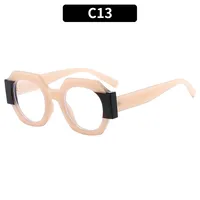 Polygon Casual Solid Color Ac Full Frame Women's Sunglasses sku image 13