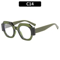 Polygon Casual Solid Color Ac Full Frame Women's Sunglasses sku image 14