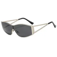 Espejo De Forma Especial Casual Geométrico Ordenador Personal Fotograma Completo Gafas De Sol Mujer main image 3