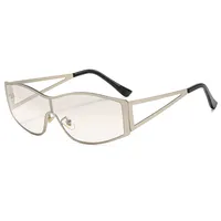 Espejo De Forma Especial Casual Geométrico Ordenador Personal Fotograma Completo Gafas De Sol Mujer main image 2