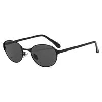 Oval Frame Casual Solid Color Ac Gradient Tinted Lenses Full Frame Women's Sunglasses main image 2