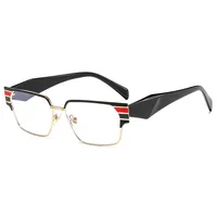 Square Casual Solid Color Ac Full Frame Optical Glasses main image 4