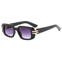 Square Casual Solid Color Ac Gradient Tinted Lenses Full Frame Women's Sunglasses main image 3