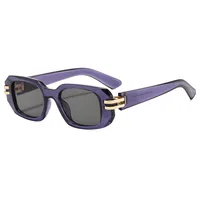 Square Casual Solid Color Ac Gradient Tinted Lenses Full Frame Women's Sunglasses main image 6