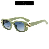 Square Casual Solid Color Ac Gradient Tinted Lenses Full Frame Women's Sunglasses sku image 5