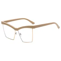 Miroir De Forme Spéciale Décontractée Couleur Unie Ca Plein Cadre Lunettes Optiques main image 5