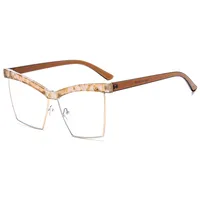 Special-Shaped Mirror Casual Solid Color Ac Full Frame Optical Glasses main image 4