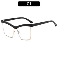 Special-Shaped Mirror Casual Solid Color Ac Full Frame Optical Glasses sku image 1