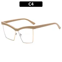 Special-Shaped Mirror Casual Solid Color Ac Full Frame Optical Glasses sku image 4