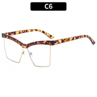 Special-Shaped Mirror Casual Solid Color Ac Full Frame Optical Glasses sku image 6