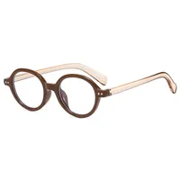 Round Frame Casual Solid Color Ac Full Frame Women's Sunglasses main image 6