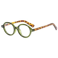 Round Frame Casual Solid Color Ac Full Frame Women's Sunglasses main image 5