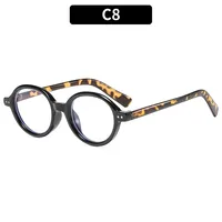 Round Frame Casual Solid Color Ac Full Frame Women's Sunglasses sku image 8