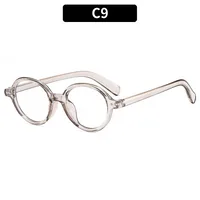 Round Frame Casual Solid Color Ac Full Frame Women's Sunglasses sku image 9