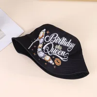 Women's Letter High Heel Wide Eaves Casual Preppy Style Commute Bucket Hat main image 6