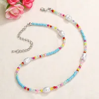 Round Bohemian Glass Necklace Wholesale sku image 2