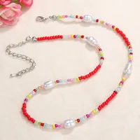 Round Bohemian Glass Necklace Wholesale sku image 3