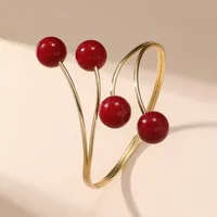 Round Modern Style Alloy Bangle Wholesale main image 4