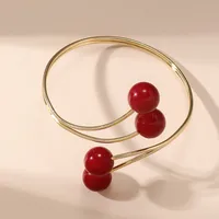 Round Modern Style Alloy Bangle Wholesale main image 3