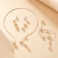 Elegant Simple Style Metal Branches Women's Jewelry Set main image 1