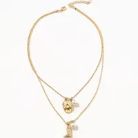 Round Hat Boots Ethnic Style Cowboy Style Zircon Zinc Alloy Layered Necklaces Necklace Wholesale main image 4