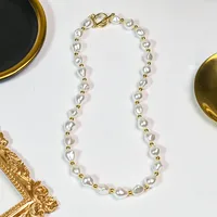 Heart Shape Elegant Classical Romantic Imitation Pearl Pendant Necklace Wholesale main image 3