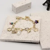 Star Heart Shape Flower Vacation 304 Stainless Steel Multi Charms Bracelet In Bulk main image 3