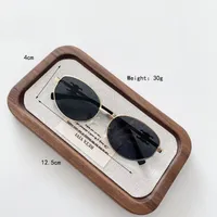Oval Frame Elegant Glam Streetwear Oval Pc Resin Gradient Tinted Lenses Full Frame Kids Sunglasses main image 10