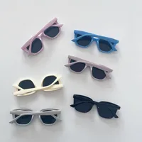 Square Casual Streetwear Square Pc Resin Gradient Tinted Lenses Full Frame Kids Sunglasses main image 1