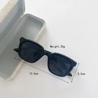 Square Casual Streetwear Square Pc Resin Gradient Tinted Lenses Full Frame Kids Sunglasses main image 6