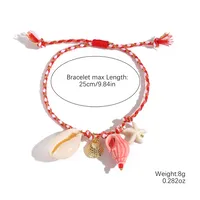 Conch Fish Marine Style Mother Pearl Shellfish Ceramics Pendant Necklace Wholesale sku image 7