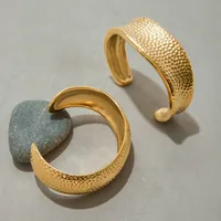 Geometric Casual Modern Style Commute 316 Stainless Steel  Cuff Bracelets Bangle In Bulk main image 6