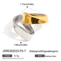 Geometric Casual Modern Style Commute 316 Stainless Steel  Rings sku image 1