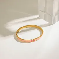 Bow Knot Casual Modern Style Commute 316 Stainless Steel  Bangle In Bulk main image 5