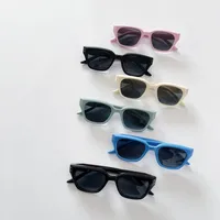 Cuadrado Casual Ropa De Calle Cuadrado Ordenador Personal Resina Lentes Tintados Con Degradado Fotograma Completo Gafas De Sol Para Niños main image 1