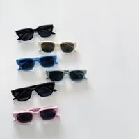 Cuadrado Casual Ropa De Calle Cuadrado Ordenador Personal Resina Lentes Tintados Con Degradado Fotograma Completo Gafas De Sol Para Niños main image 4