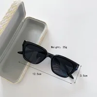 Square Casual Streetwear Square Pc Resin Gradient Tinted Lenses Full Frame Kids Sunglasses main image 2