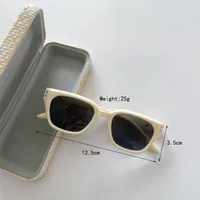 Cuadrado Casual Ropa De Calle Cuadrado Ordenador Personal Resina Lentes Tintados Con Degradado Fotograma Completo Gafas De Sol Para Niños main image 10