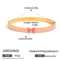 Bow Knot Casual Modern Style Commute 316 Stainless Steel  Bangle In Bulk sku image 1